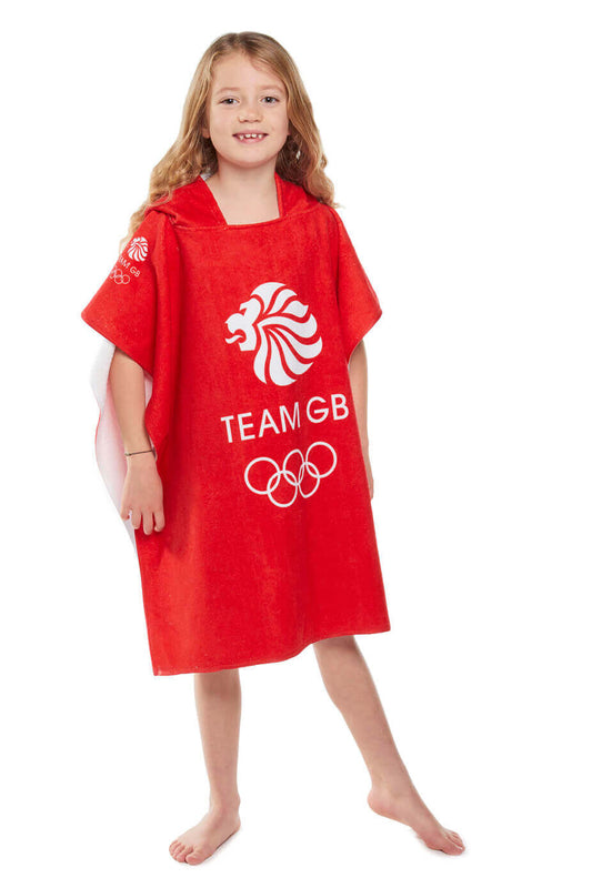 Official TEAM GB Merchandise -Red Poncho