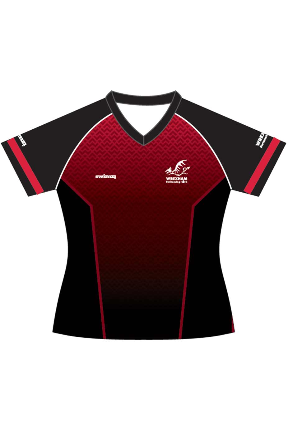 Wrexham SC Kids Female Polyester Club Shirt - V-Neck