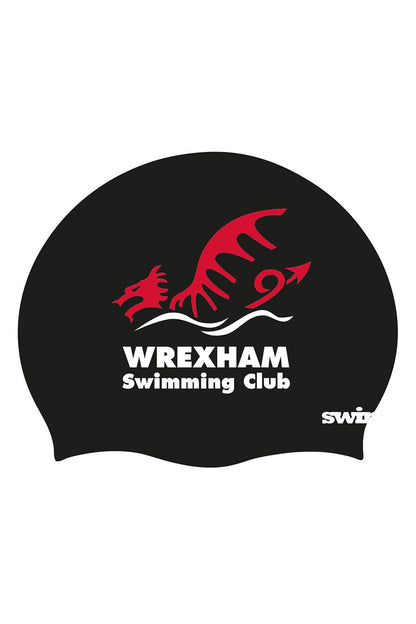 Wrexham SC Unisex Club Swim Cap - Long Hair