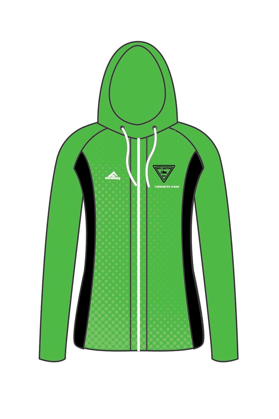 Wellington Telford SC Kids Female Zipped Performance Hoodie