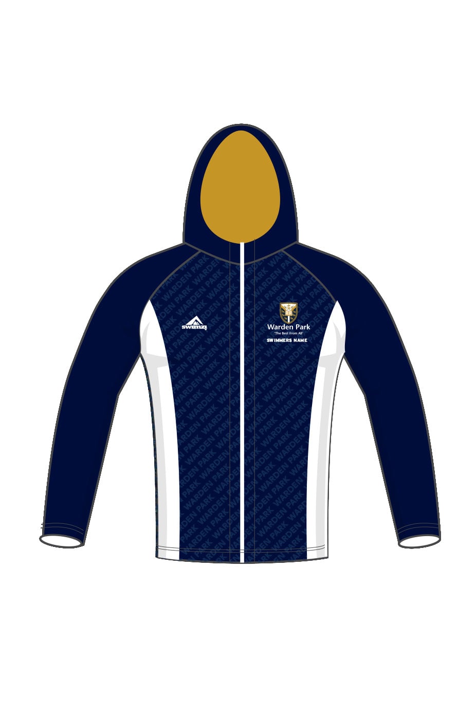Schools Swimming Super League Kids Unisex Warden Park Zipped Performance Hoodie