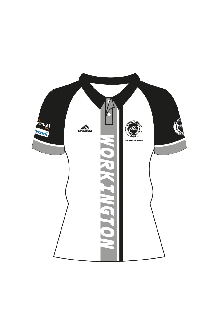 Workington ASC Kids Female Club Shirt - Polo Neck