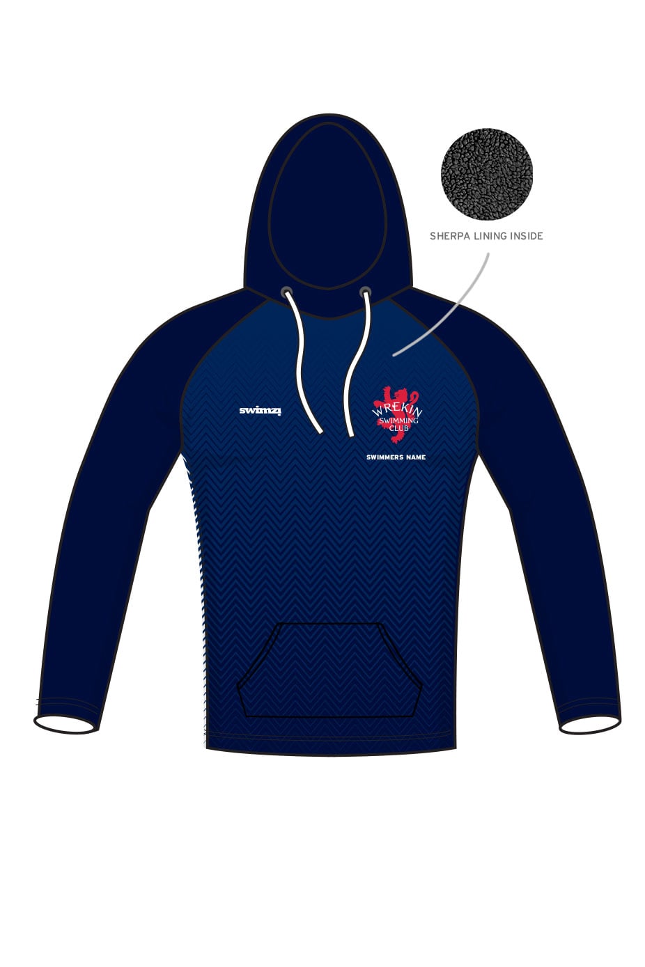 Wrekin SC Kids Unisex Winter Pullover Performance Hoodie