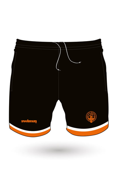 York City Baths Club Kids Unisex Polyester Sport Shorts