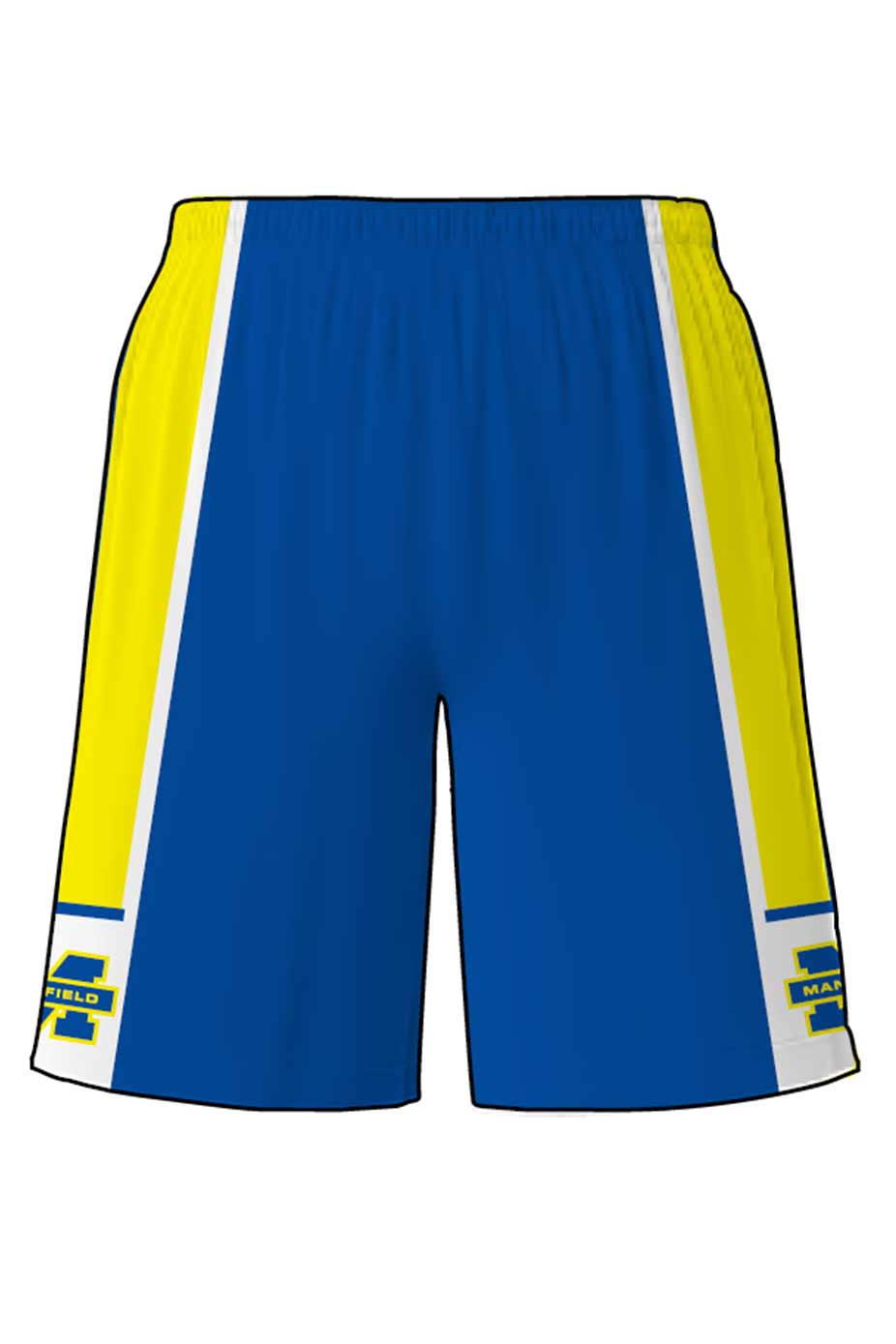 Mansfield SC Adult Unisex Polyester Basketball Shorts image 1