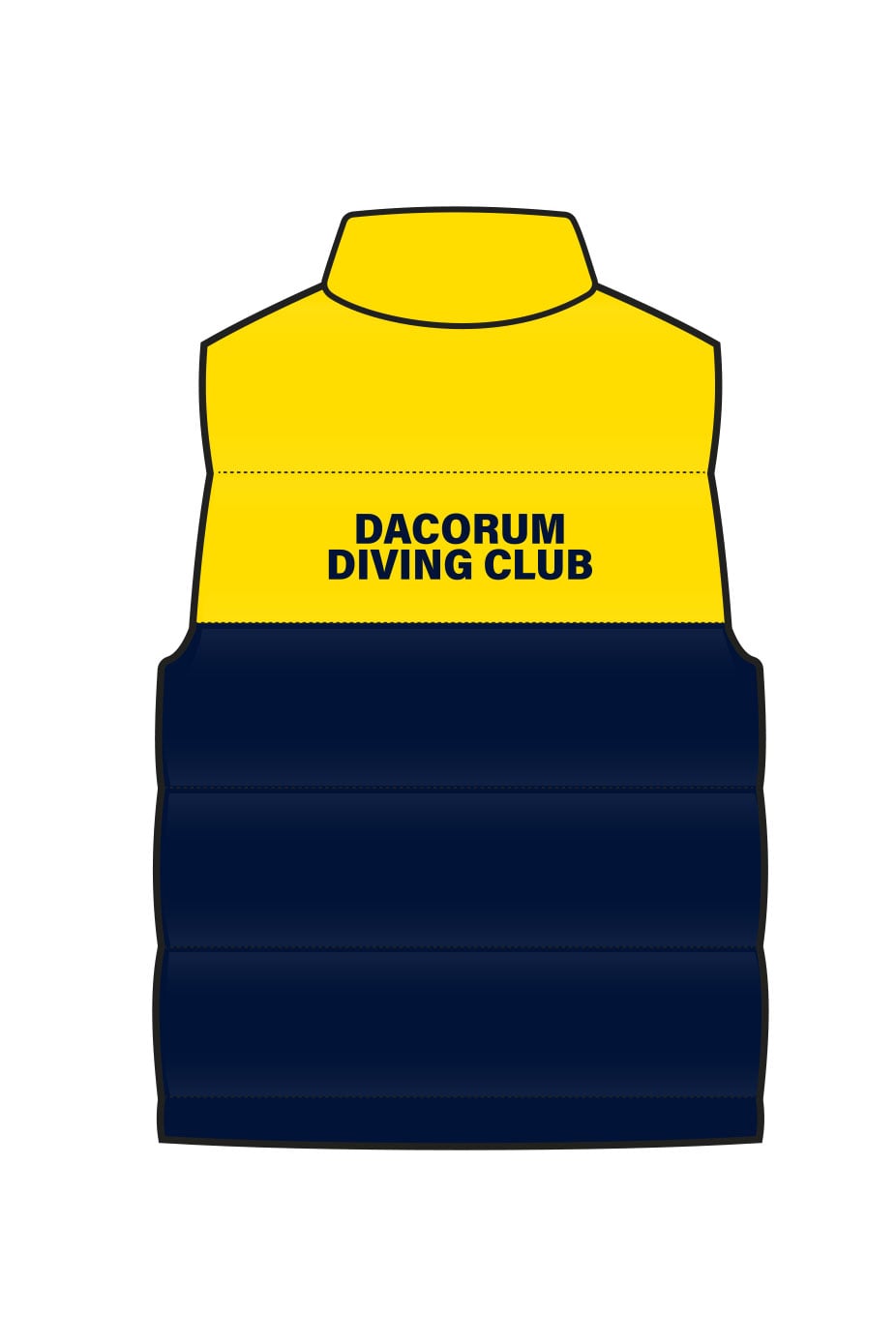 Dacorum Diving Club Adult Unisex Reversible Gilet image 3