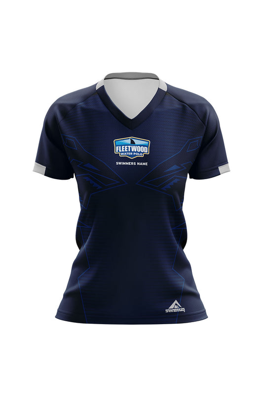 Fleetwood SC Kids Female Water Polo Club Shirt 25th Anniversary - V-Neck image 0