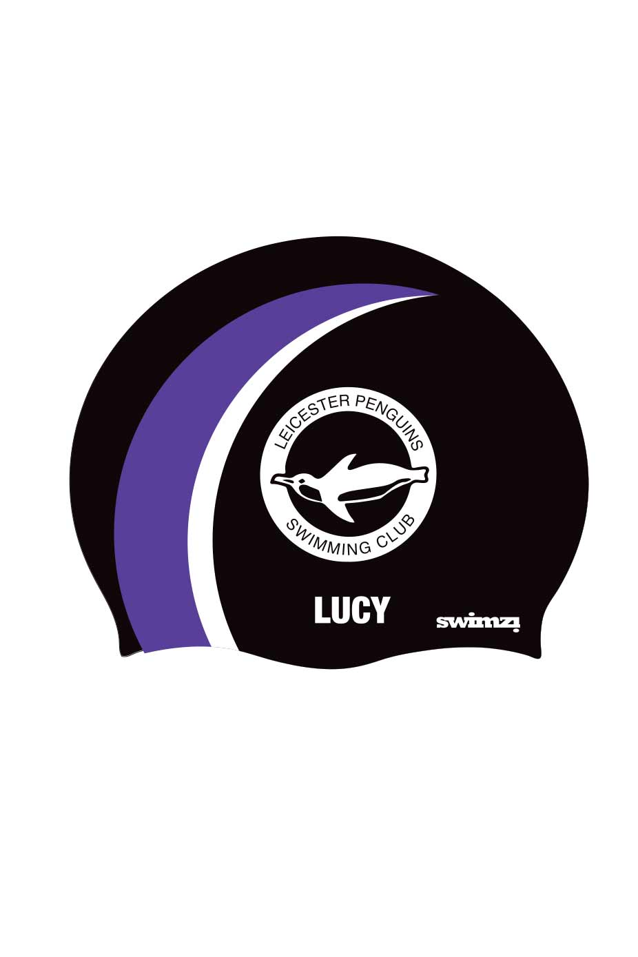 Unisex Club Swim Cap  - Silicone Suede image 0