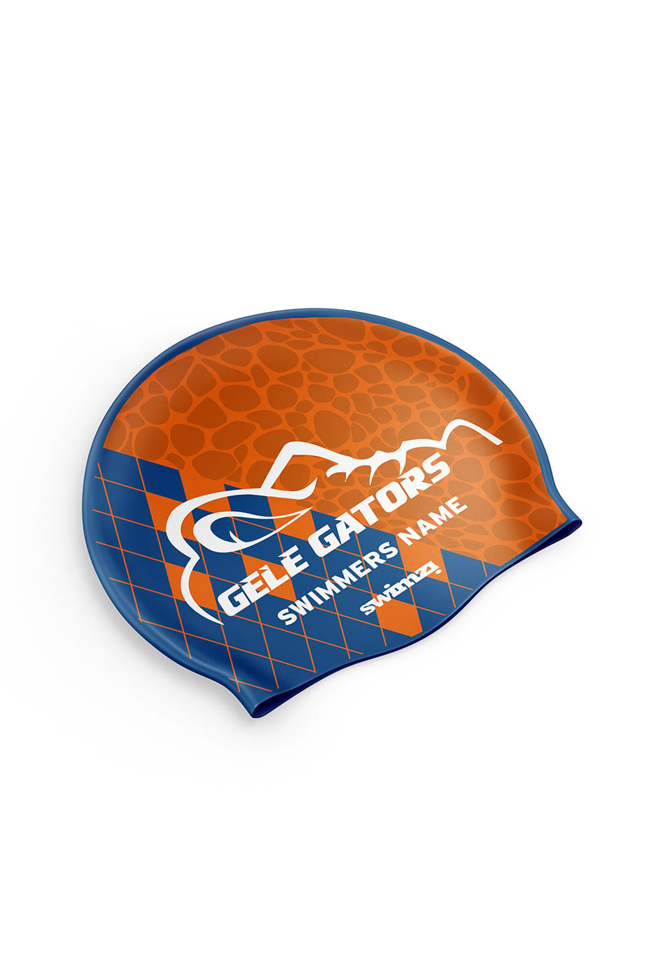 Unisex Club Swim Cap - Silicone Suede image 0