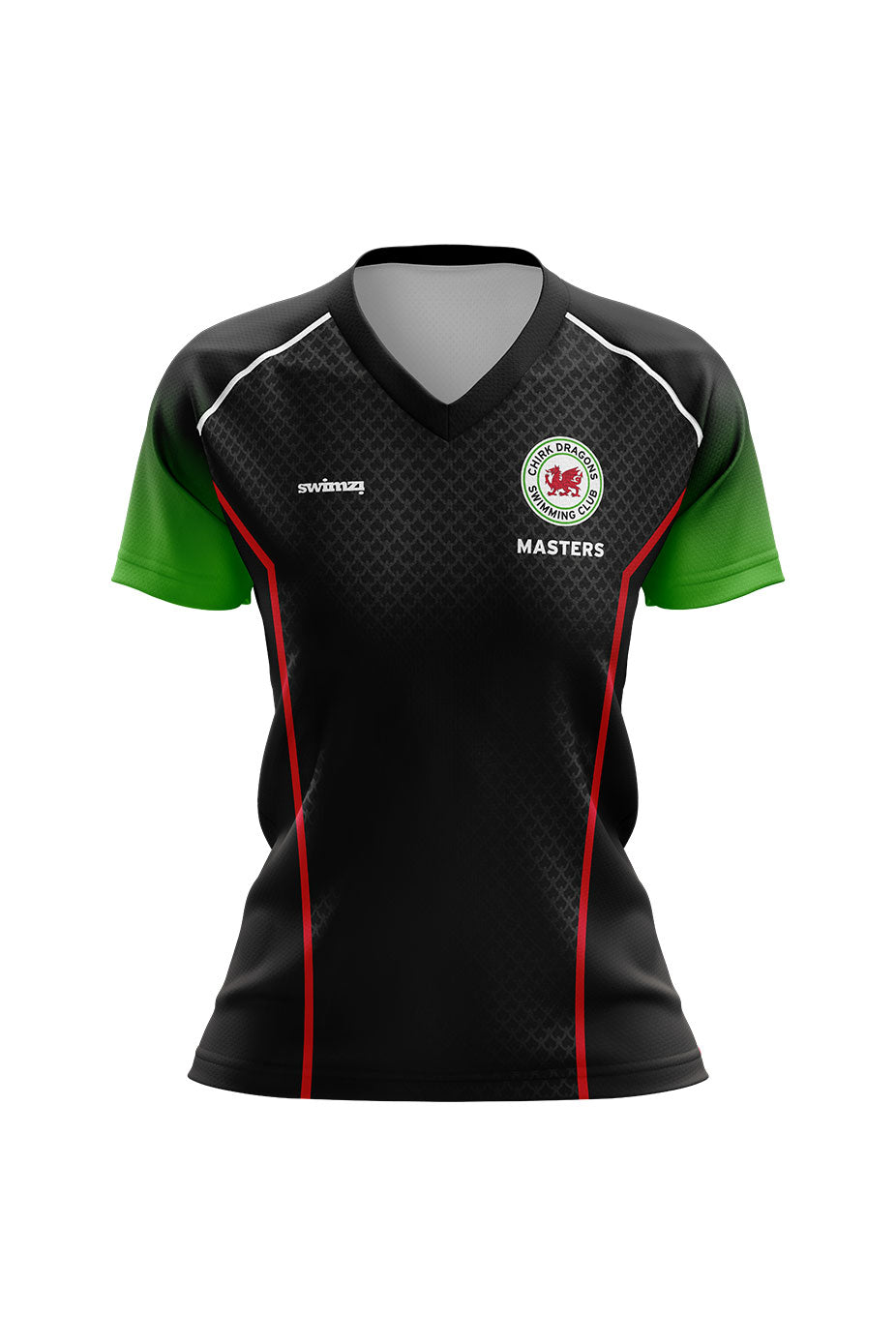 Chirk SC Adult Female Polyester Masters Shirt - V-Neck image 0