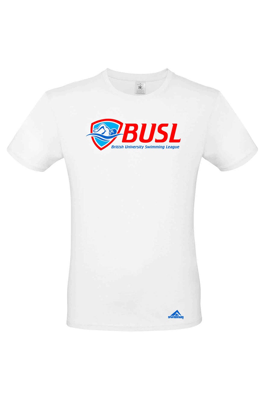 British University Swimming League Adult Unisex Cotton Shirt - Crew Neck - White image 0