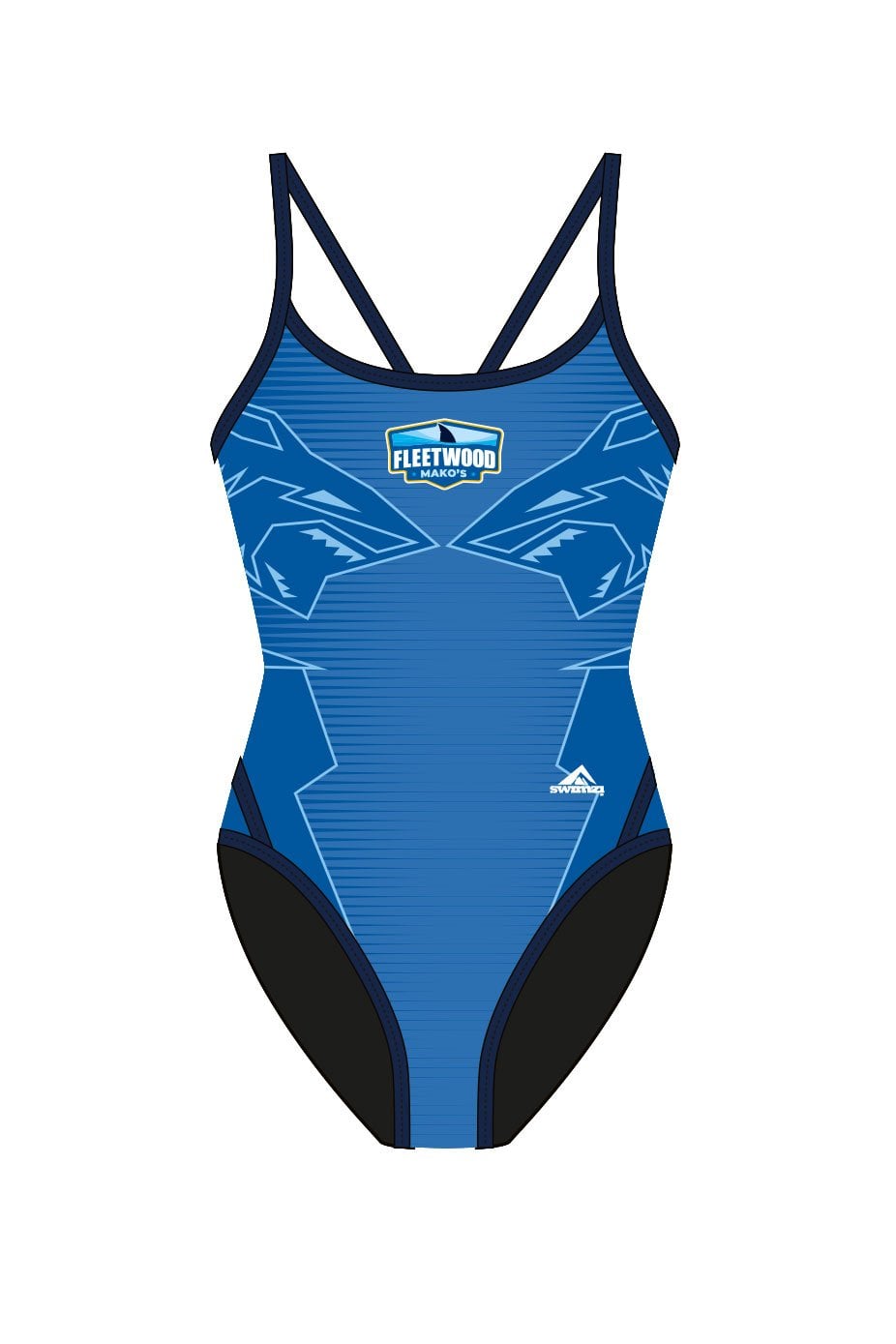 Fleetwood SC Adult Female Mako's Thinstrap Swimsuit image 0