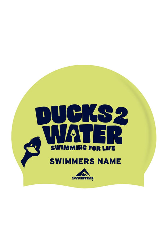Unisex Club Swim Cap - Silicone Suede - Green image 0