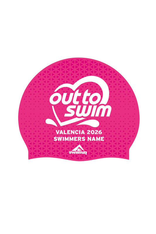 Unisex Club Swim Cap - Silicone Suede - Pink image 0