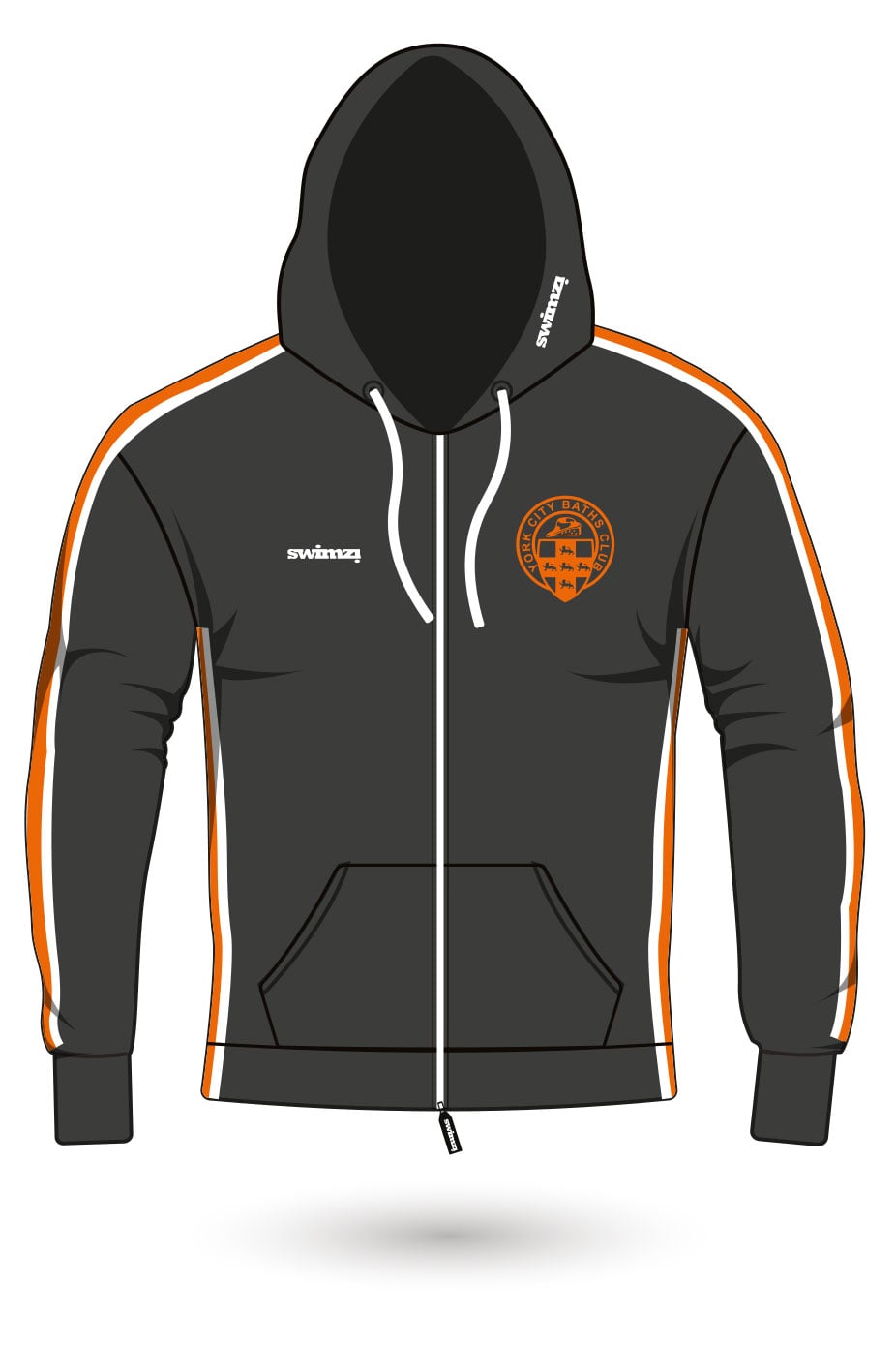 York City Baths Club Adult Unisex Sweat Zipped Hoodie image 0