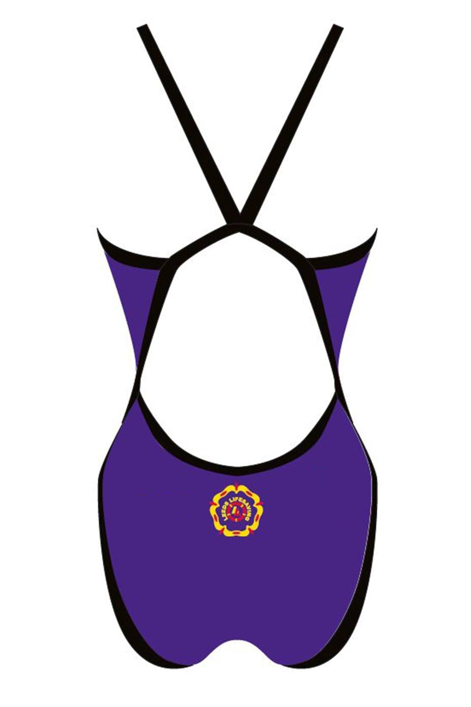 Leeds Lifesaving Adult Female Thinstrap Swimsuit image 2