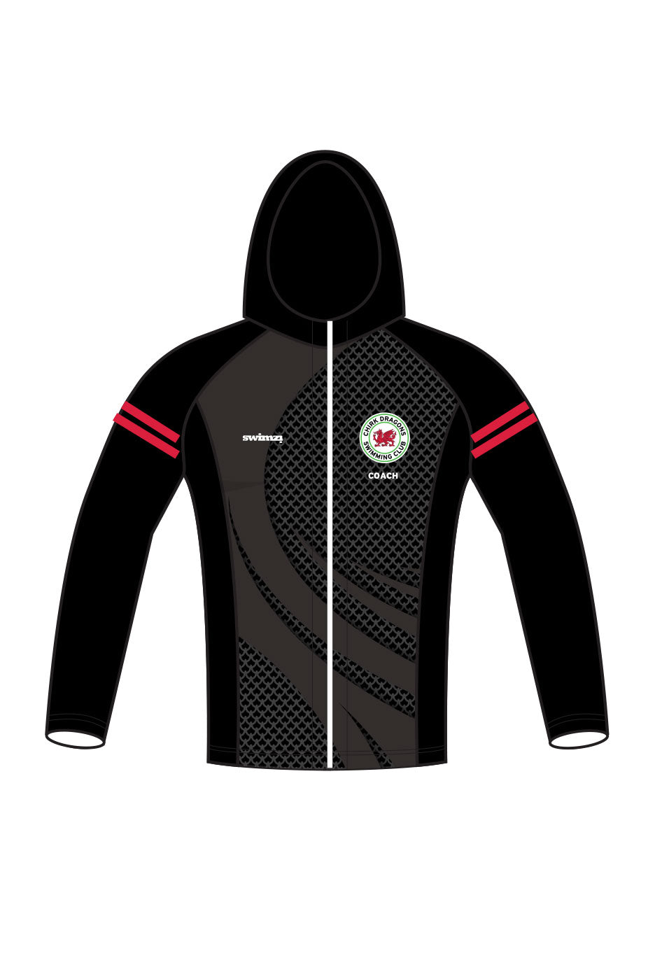 Chirk SC Adult Unisex Coach Zipped Performance Hoodie image 0