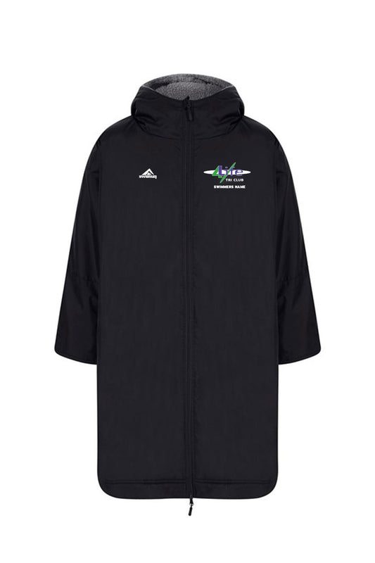 4 Life TC Adult Unisex Swimzi Team Robe - Black image 0