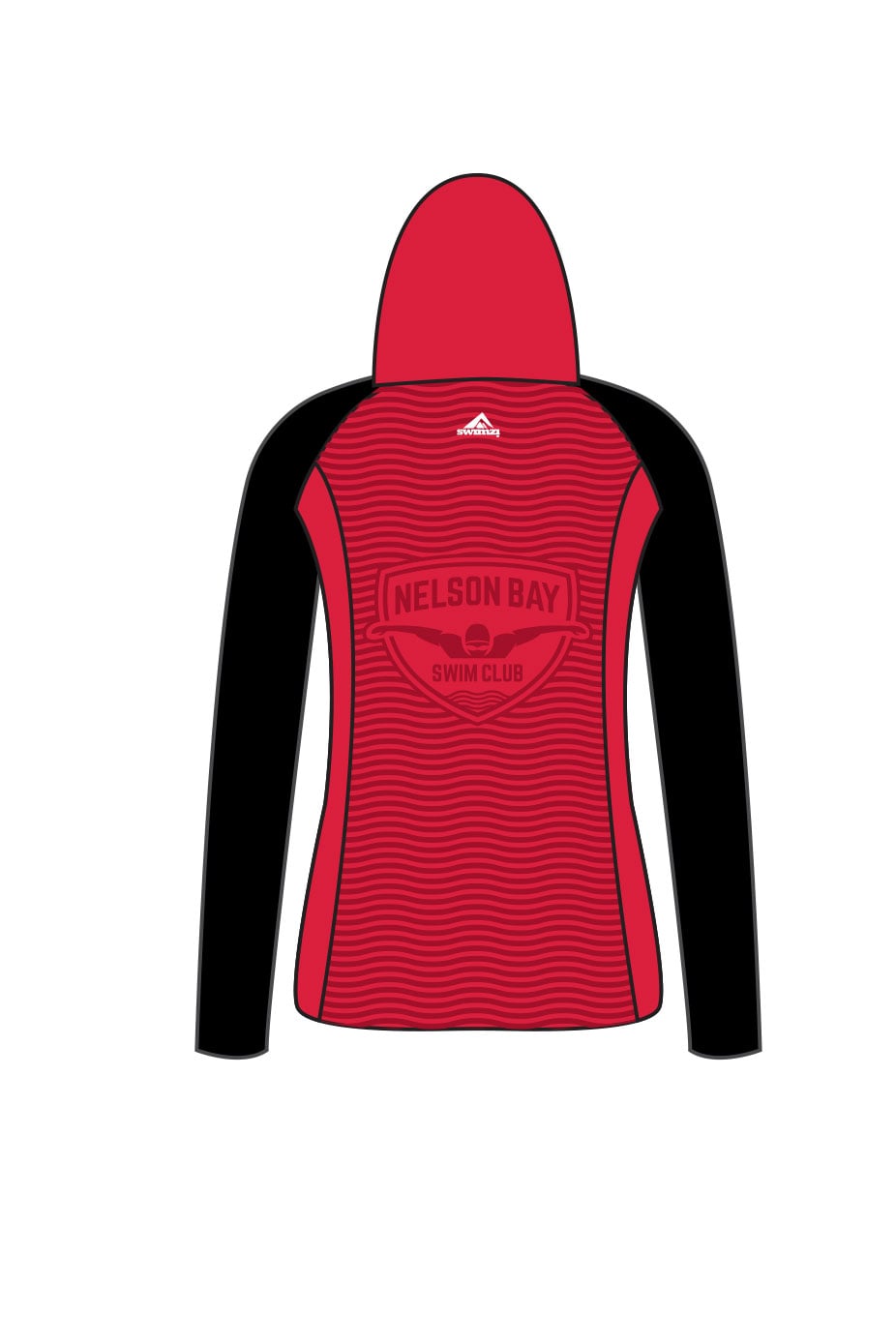 Nelson Bay Swim Club Adult Female Zipped Performance Hoodie image 1