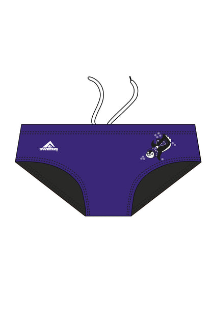Polar Bear Challenge Adult Male Penguin 8cm Trunks - Purple image 0