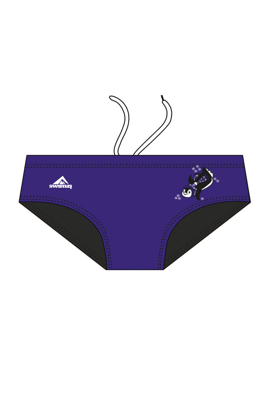 Polar Bear Challenge Adult Male Penguin 8cm Trunks - Purple image 0