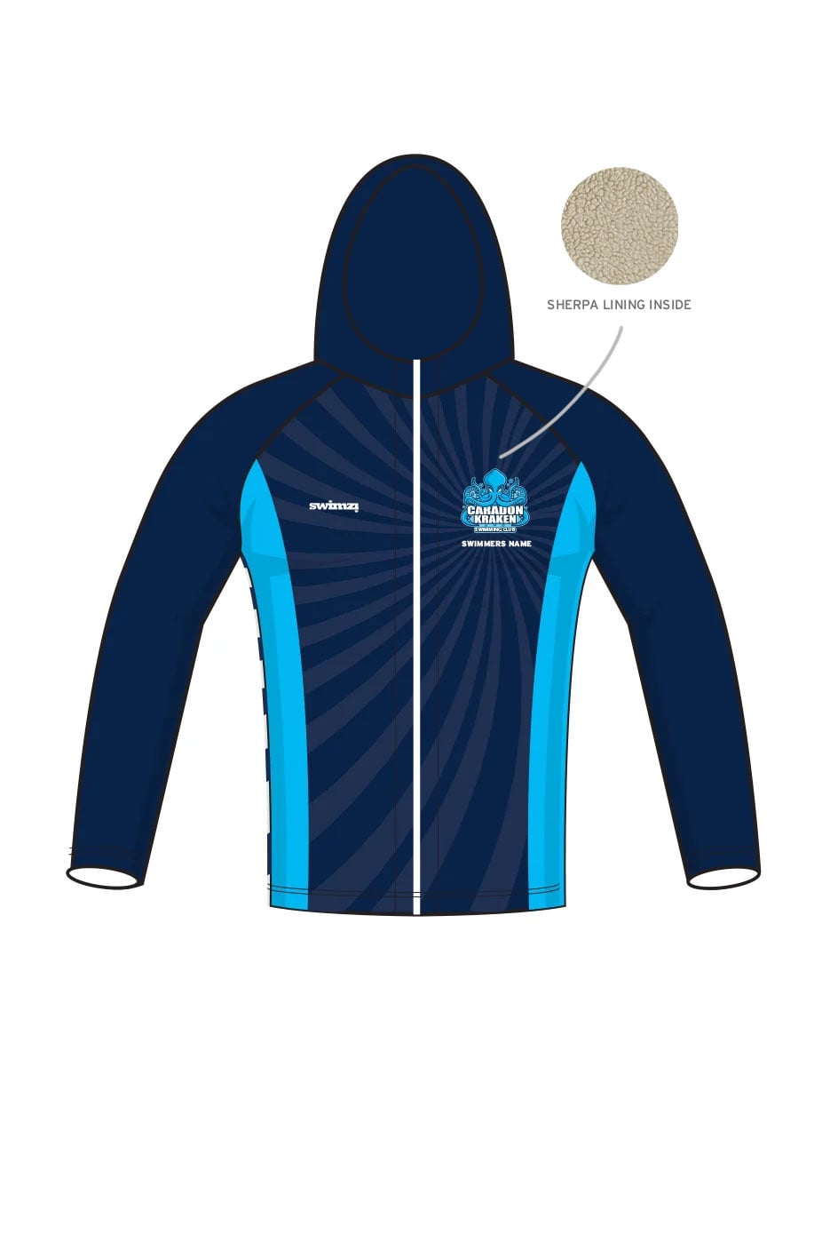 Caradon Kraken SC Adult Unisex Winter Zipped Performance Hoodie image 0
