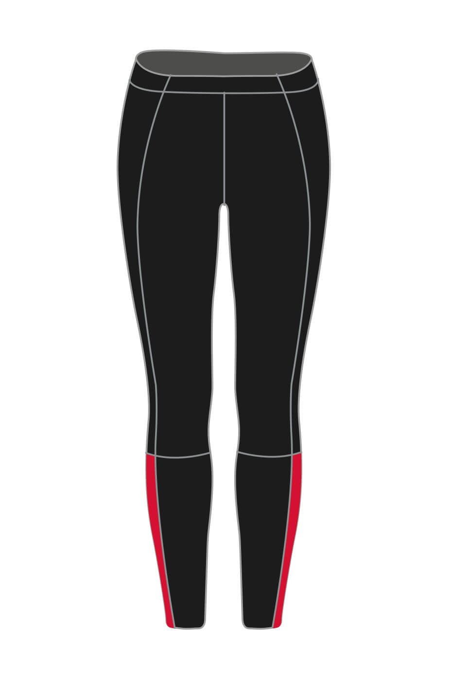 Nelson Bay Swim Club Adult Male Compression Leggings image 0