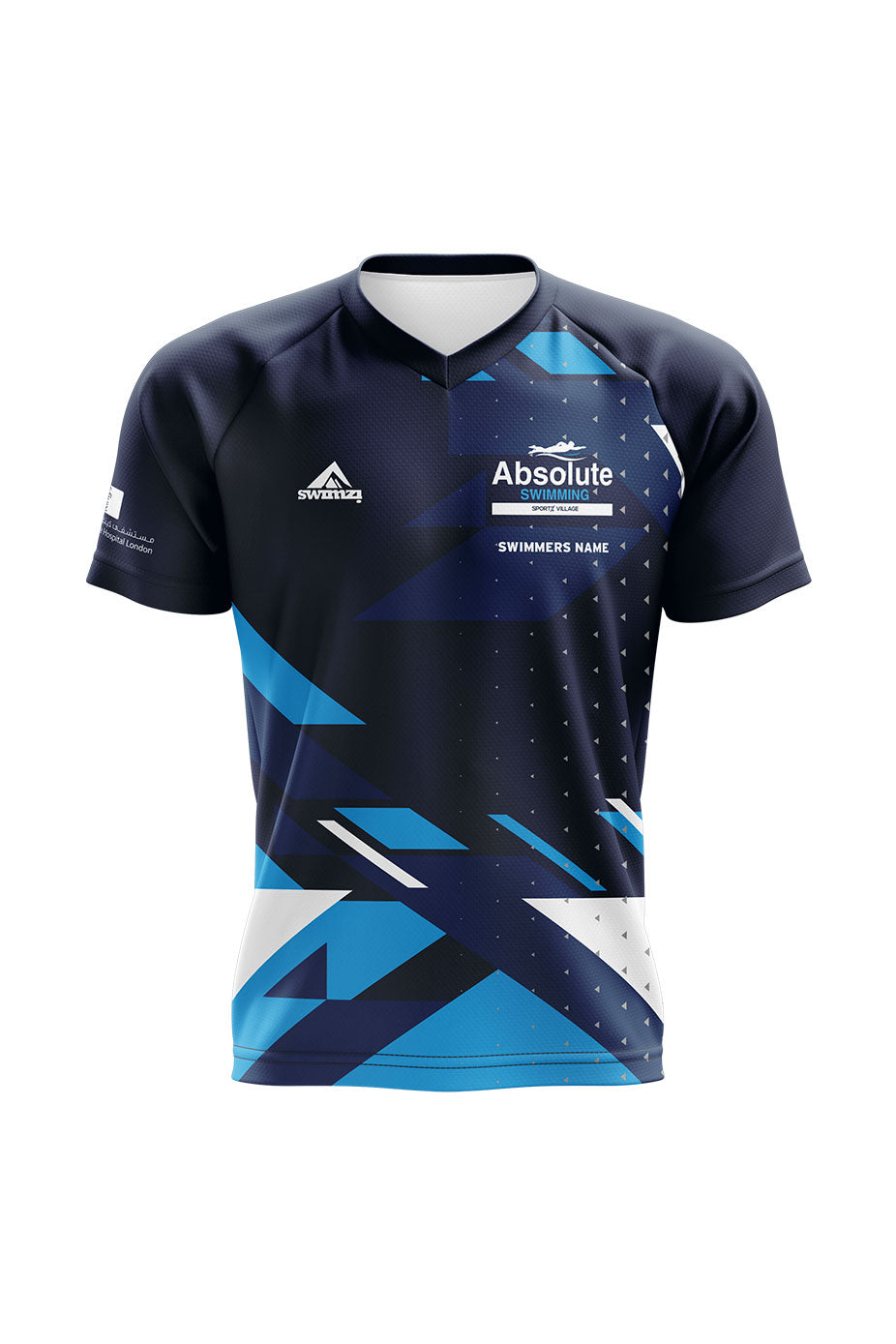 Absolute Swimming Adult Unisex Coach Shirt - V-Neck image 0