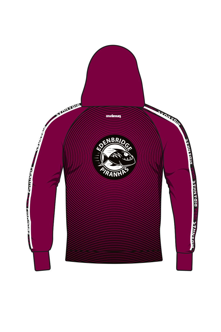 Edenbridge Piranhas SC Adult Unisex Pullover Performance Hoodie image 1