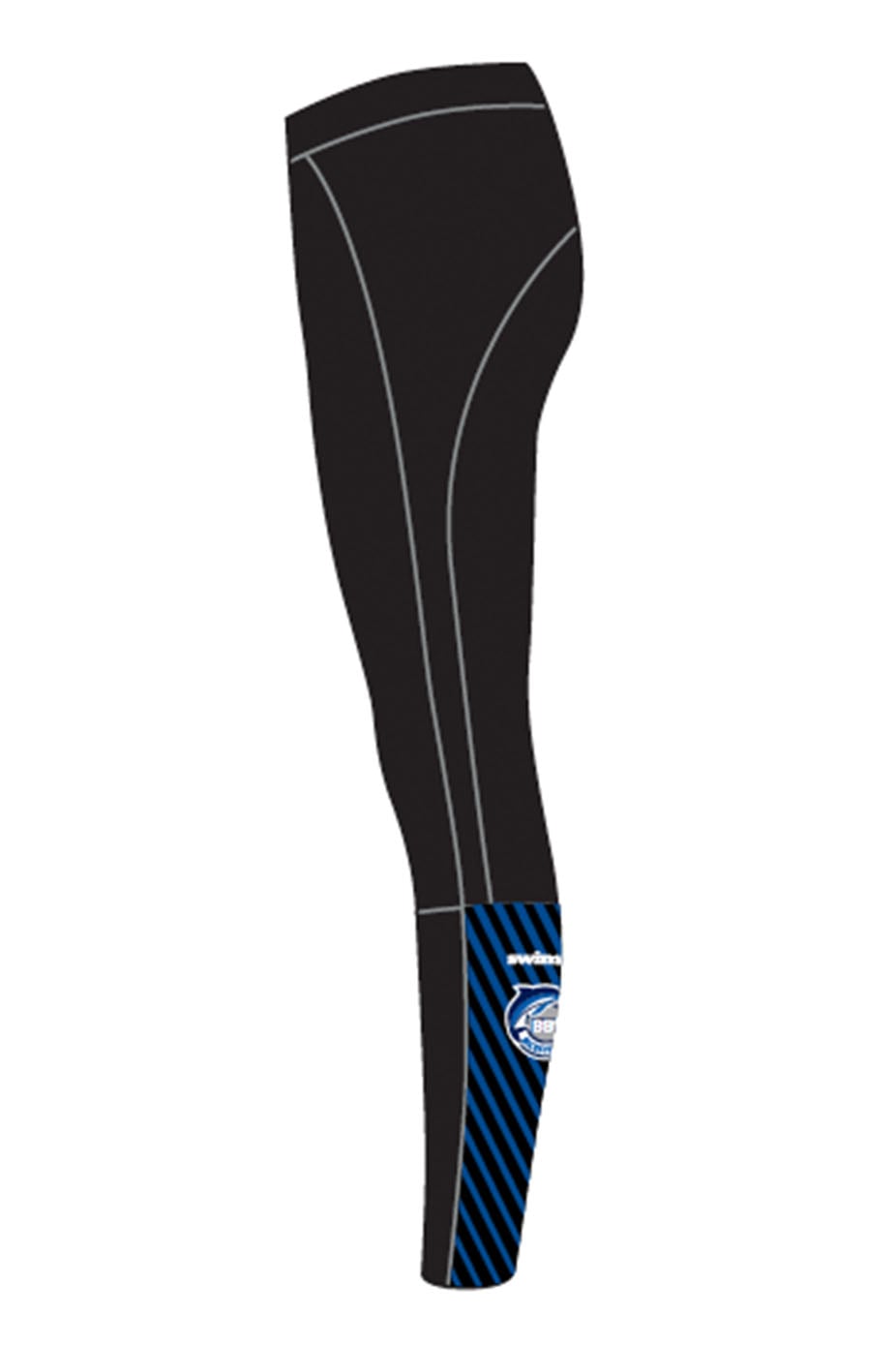 Bicester Blue Fins SC Adult Female Compression Leggings image 2