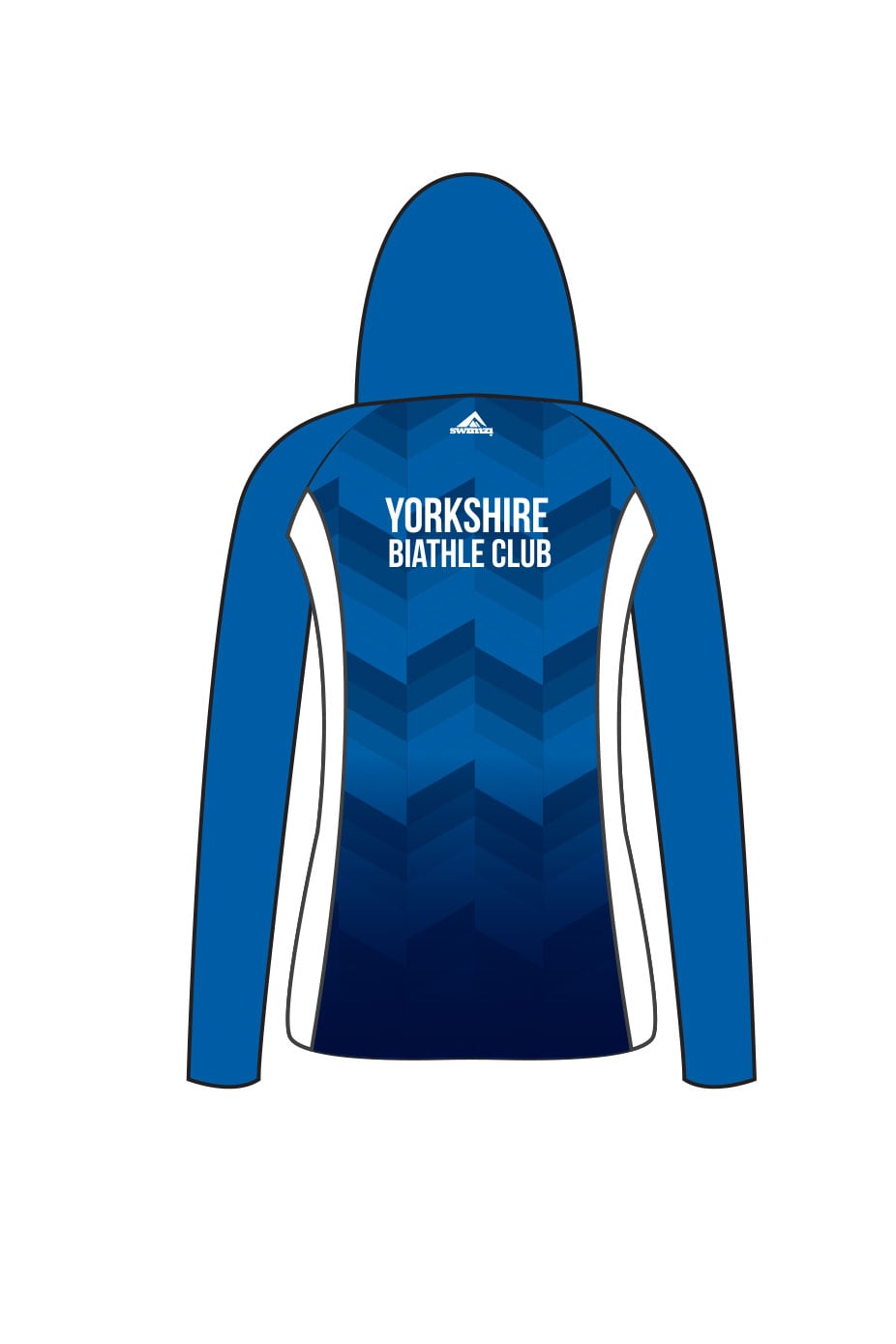 Yorkshire Biathle Club Adult Female Zipped Performance Hoodie image 1