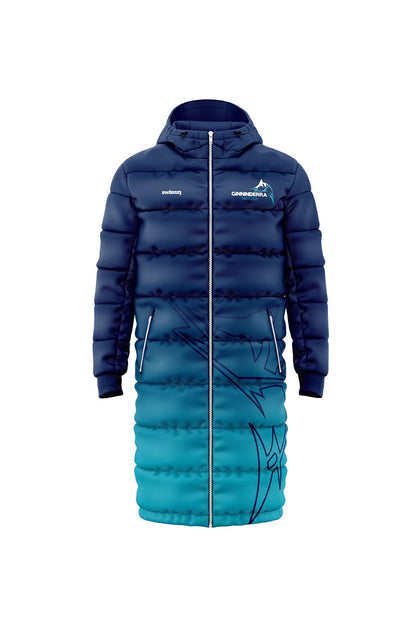 Ginninderra Swim Club Adult Unisex Reversible Parka image 1