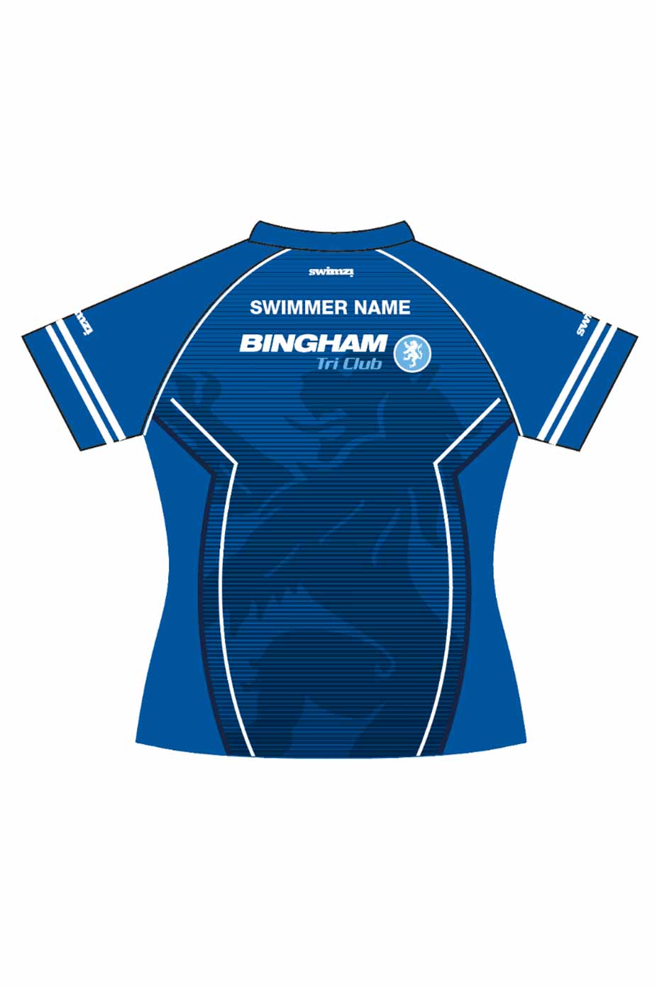 Bingham Tri Club Adult Female Polyester Club Shirt - V-Neck image 1