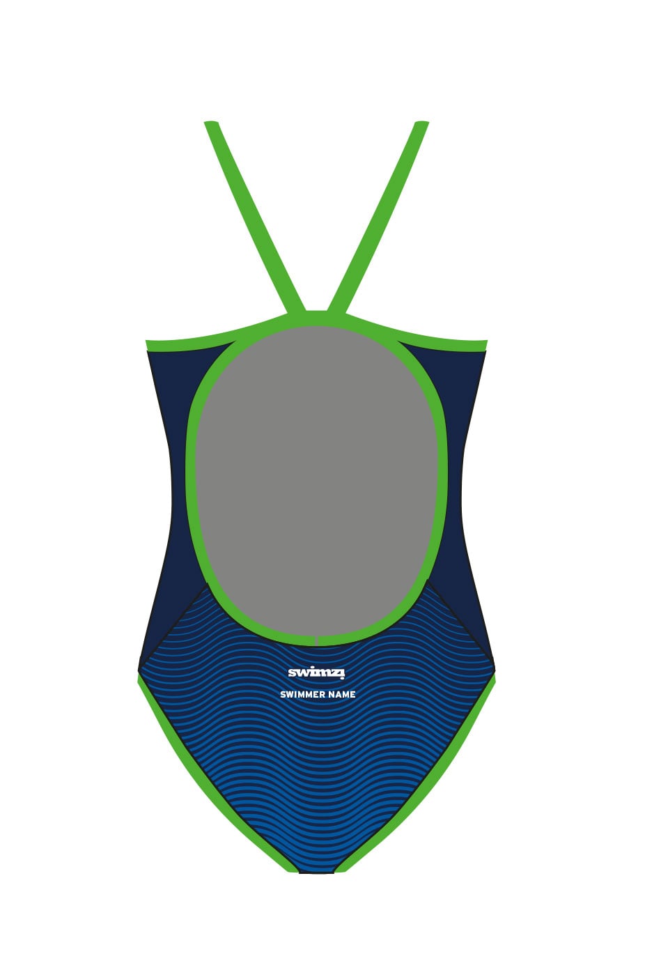 Flixton Swim Team Adult Female Thin Strap Swimsuit image 1