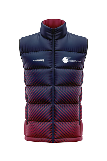City of Bradford SC Adult Artistic Swimming Unisex Reversible Gilet image 2