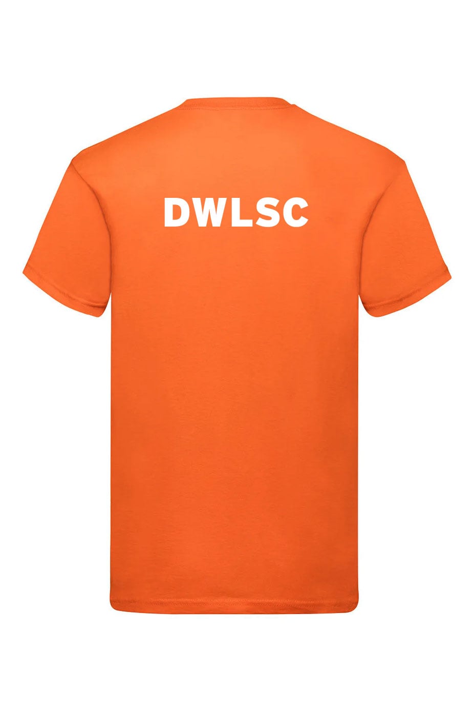 Dawlish Warren LSC Adult Unisex Orange Cotton Shirt - Crew Neck image 1