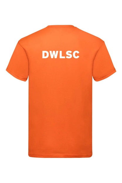 Dawlish Warren LSC Adult Unisex Orange Cotton Shirt - Crew Neck image 1