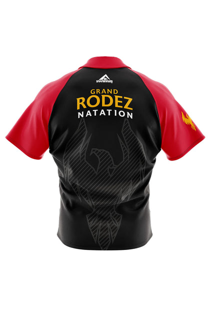 Rodez Natation Adult Unisex Club Shirt - Polo Neck image 1