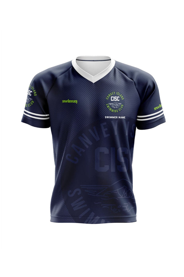 Canvey Island SC Adult Unisex Club Shirt - V-Neck - Swimmers image 0