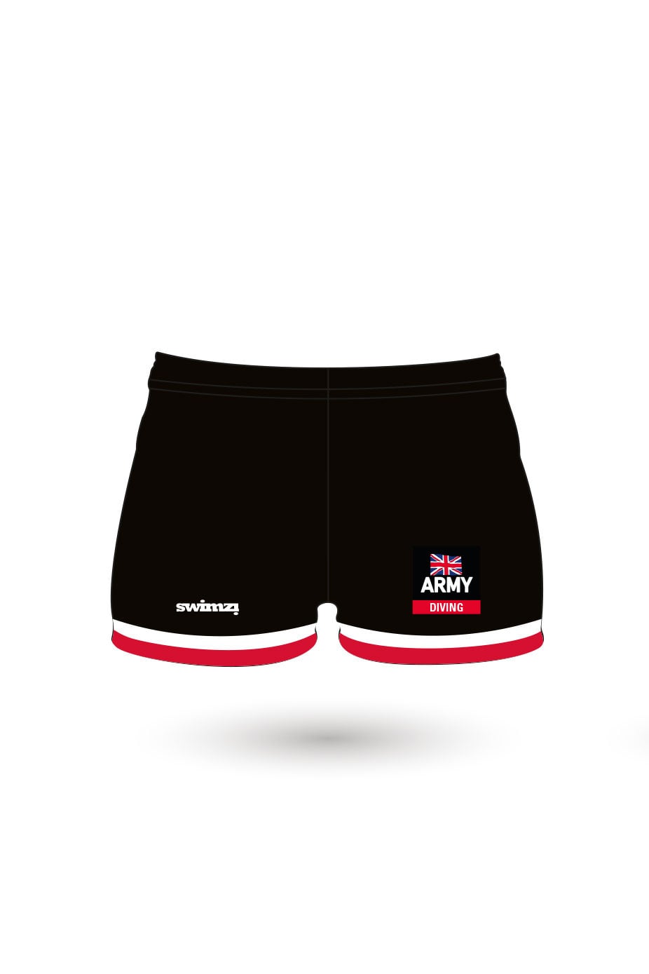 Army Swimming & Triathlon Adult Female Diving Hotpants image 0