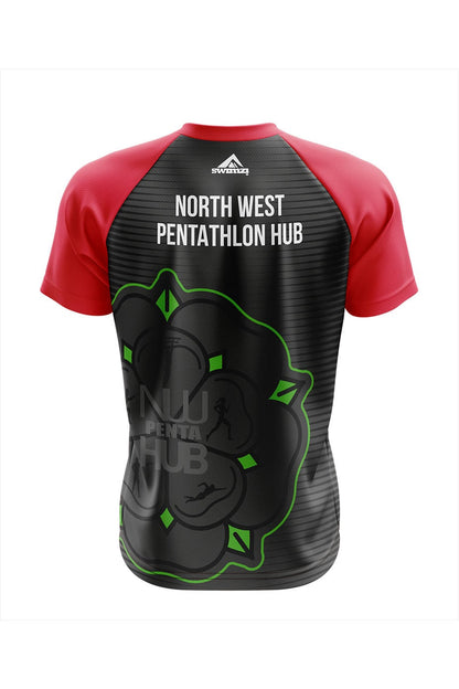 North West Pentathlon Hub Adult Unisex Club Shirt - V-Neck - Opt2 image 1