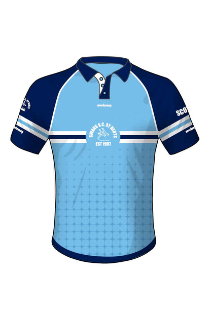 St Neots Swan SC Adult Unisex Club Shirt - Polo Neck image 0