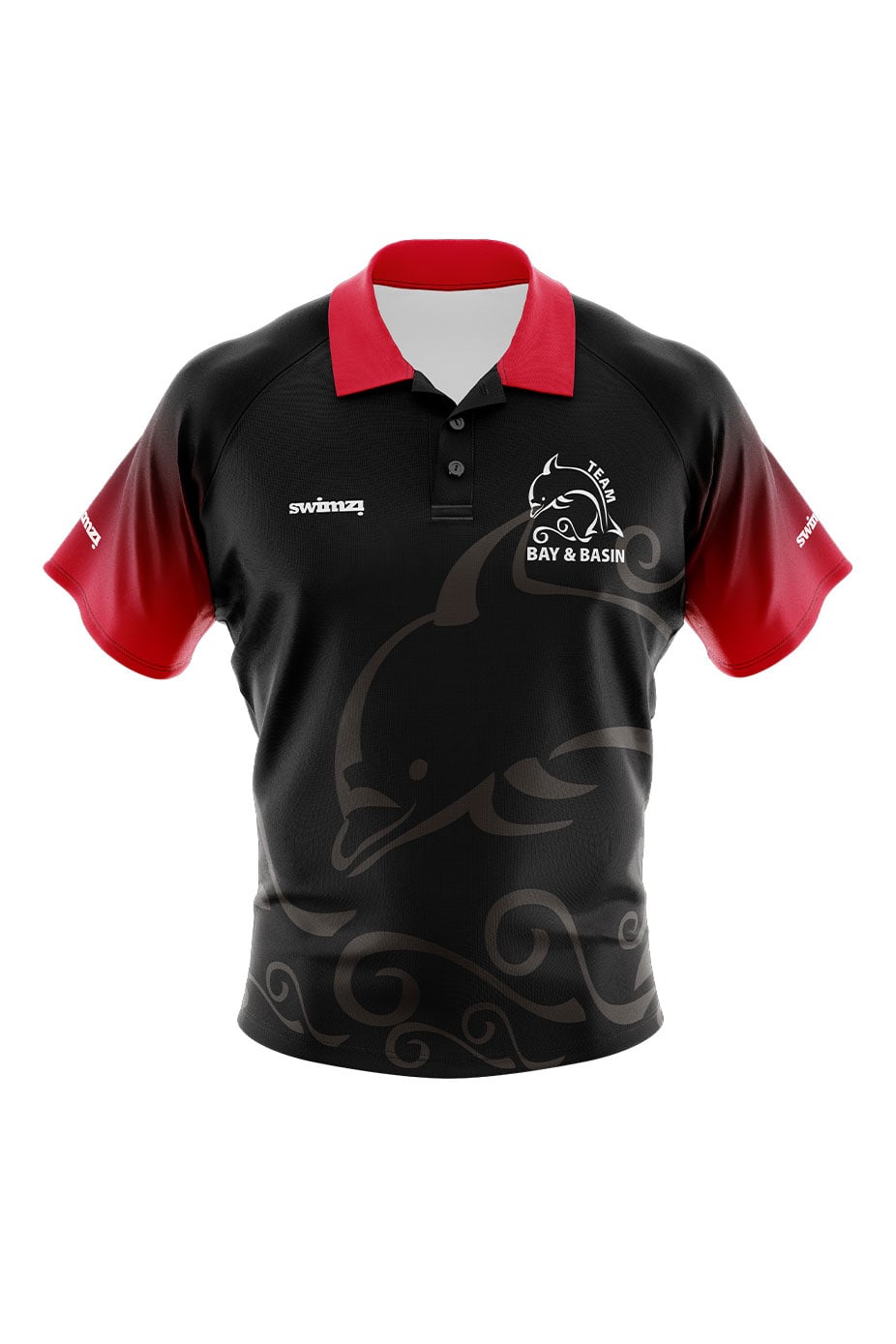Bay and Basin Swim Club Adult Unisex Polyester Club Shirt - Polo Neck image 0