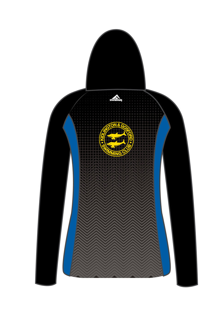 Kidlington and Gosford Masters SC Adult Female Zipped Performance Hoodie image 1