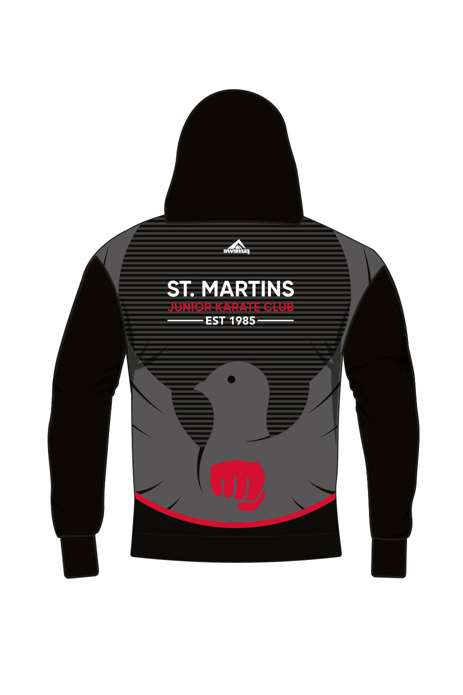 St Martins Karate Club Adult Unisex Pullover Performance Hoodie image 1