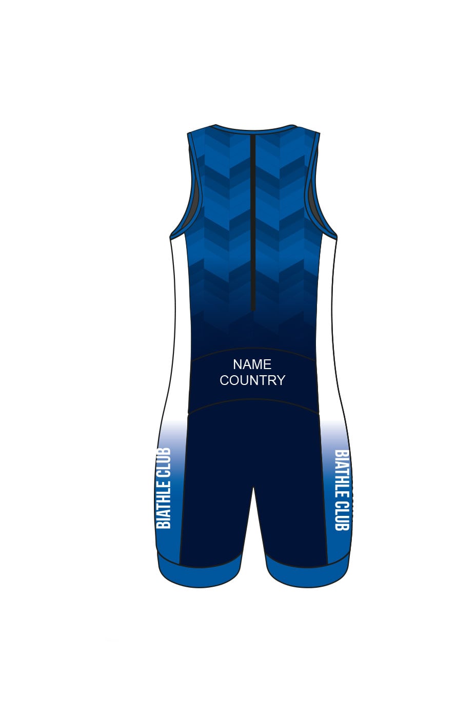 Yorkshire Biathle Club Adult Unisex Sleeveless Tri Suit image 2