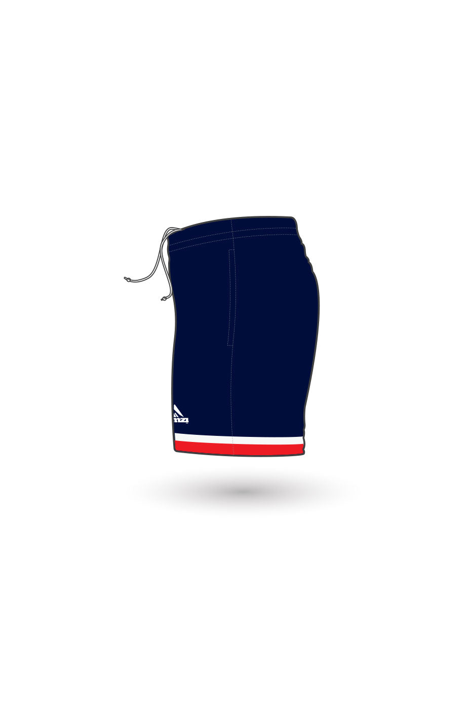 Wells Lifesaving Club Adult Unisex Sport Shorts image 1