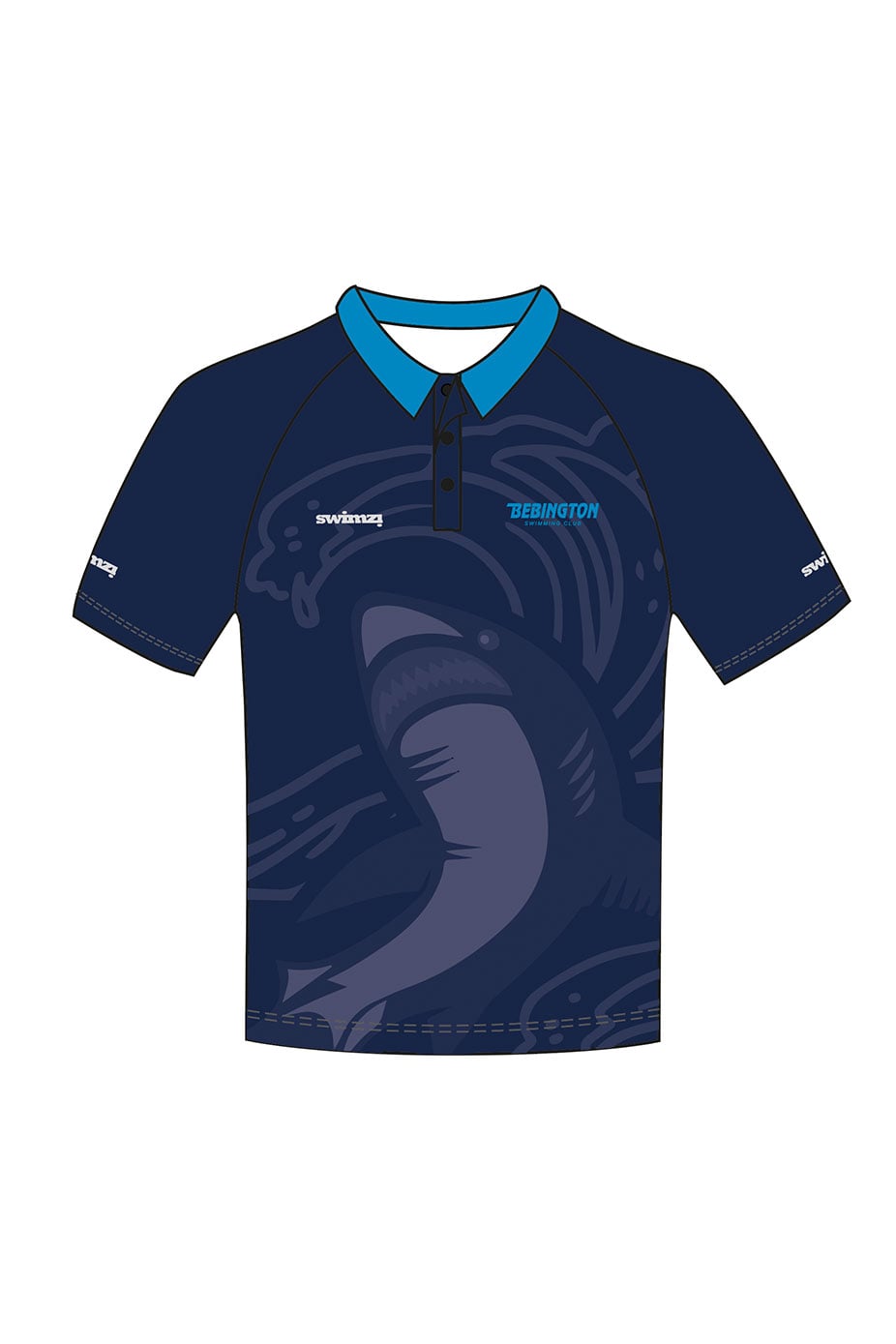 Bebington SC Adult Unisex Polyester Coach Shirt - Polo Neck image 0