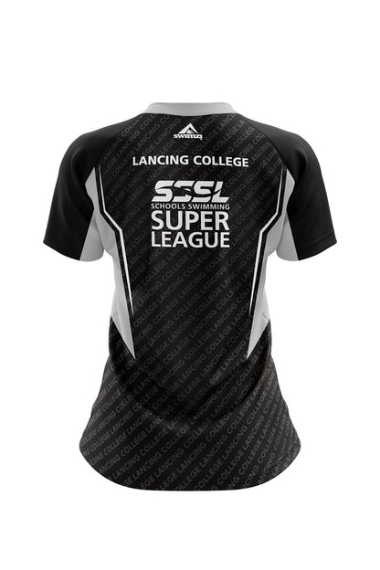 Schools Swimming Super League Adult Female Lancing College Club Shirt - V-Neck image 1