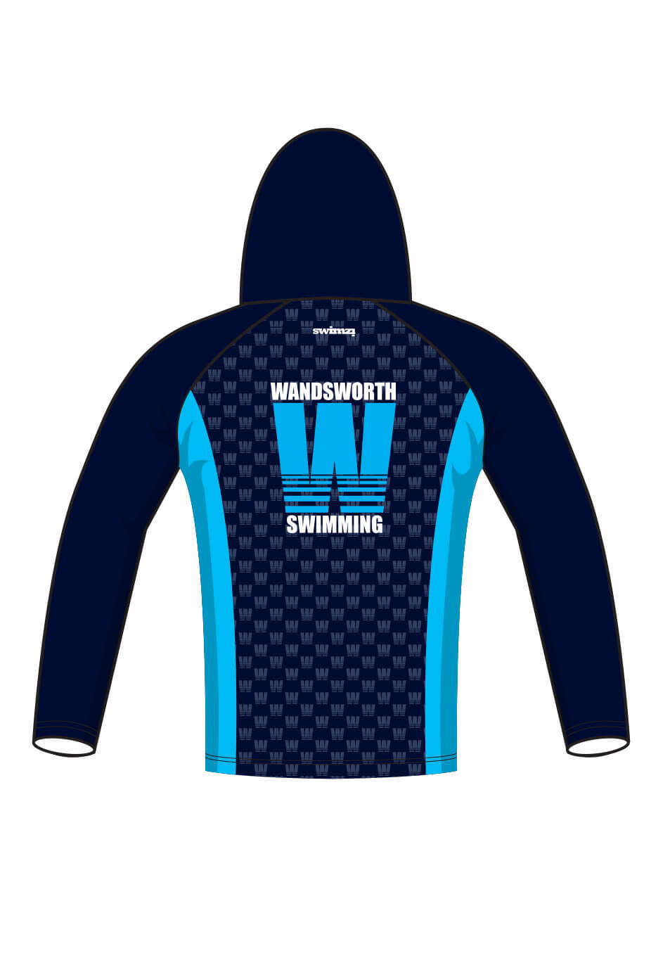 Wandsworth SC Adult Unisex Zipped Performance Hoodie image 1
